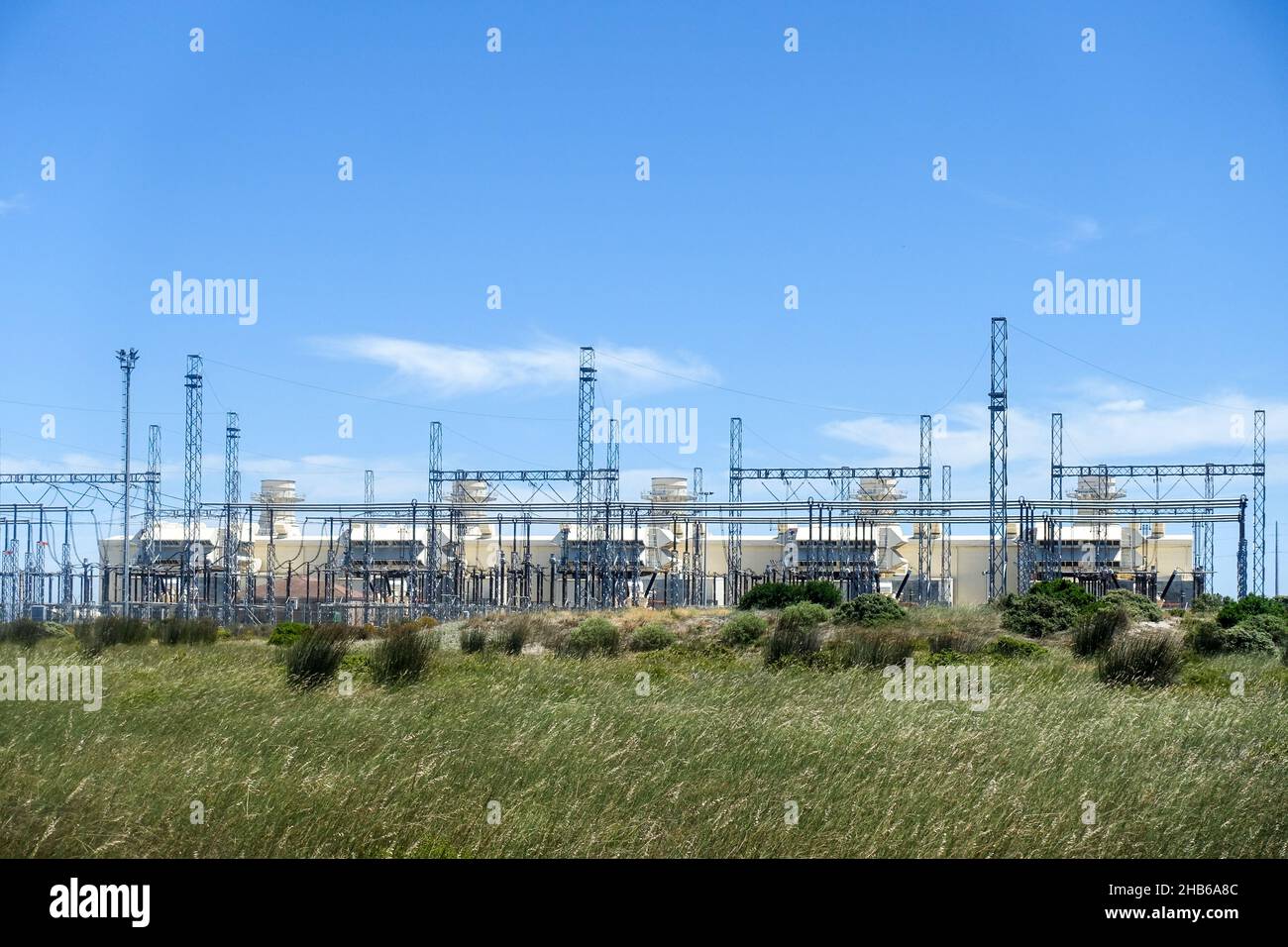 Ankerlig power station, Atlantis, South Africa Stock Photo