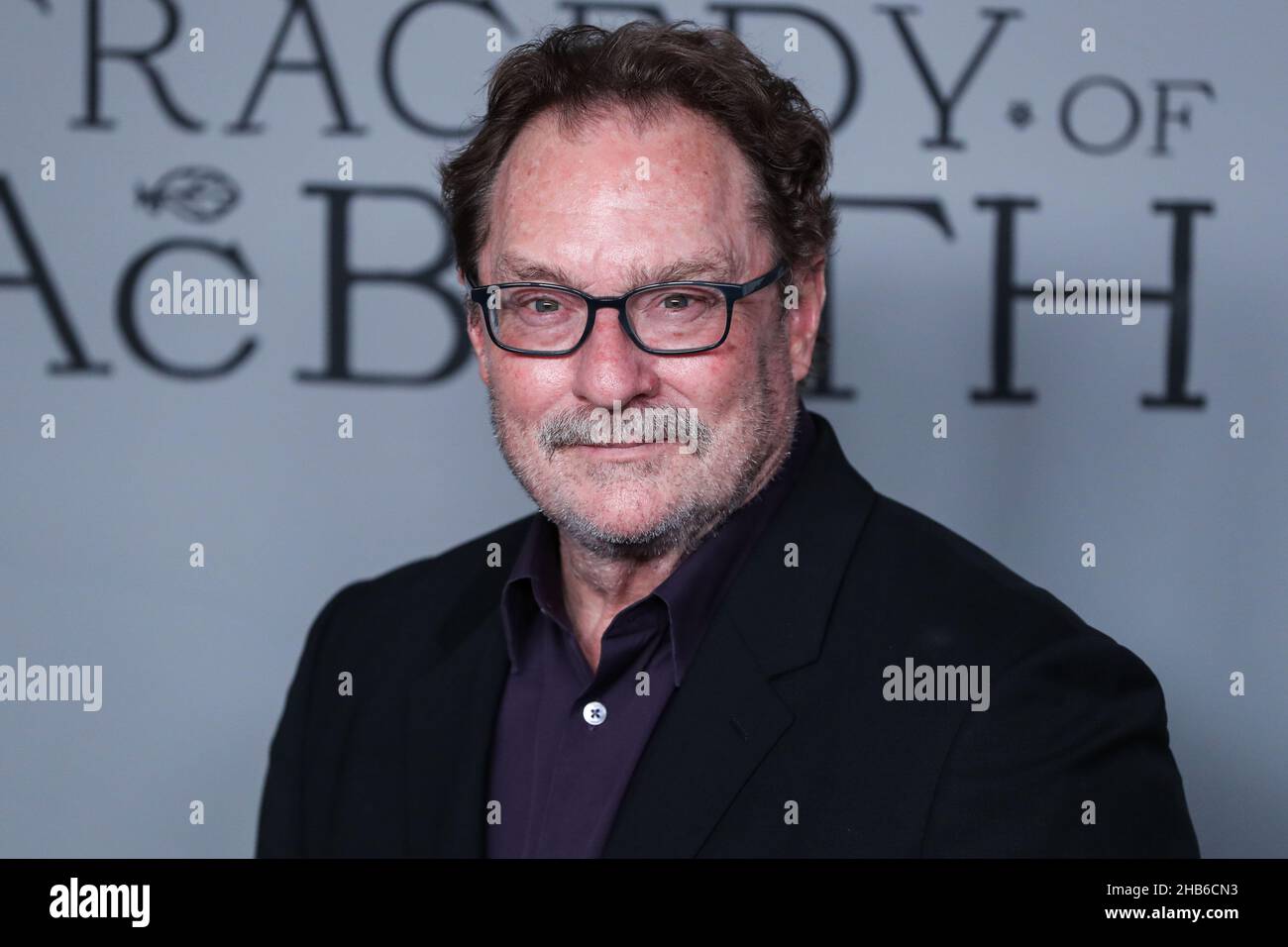 Los Angeles, USA. 16th Dec, 2021. LOS ANGELES, CALIFORNIA, USA - DECEMBER 16: American actor Stephen Root arrives at the Los Angeles Premiere Of Apple Original Films' and A24's 'The Tragedy Of Macbeth' held at the Directors Guild of America Theater Complex on December 16, 2021 in Los Angeles, California, USA. (Photo by Xavier Collin/Image Press Agency/Sipa USA) Credit: Sipa USA/Alamy Live News Stock Photo