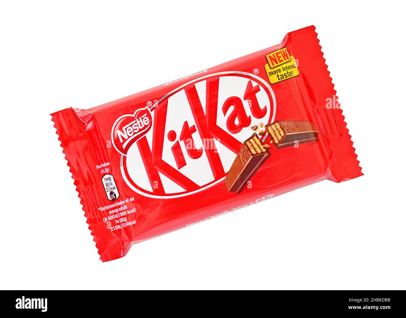 KitKat Kit Kat Chocolate Covered Wafer Bar, United Kingdom Stock Photo