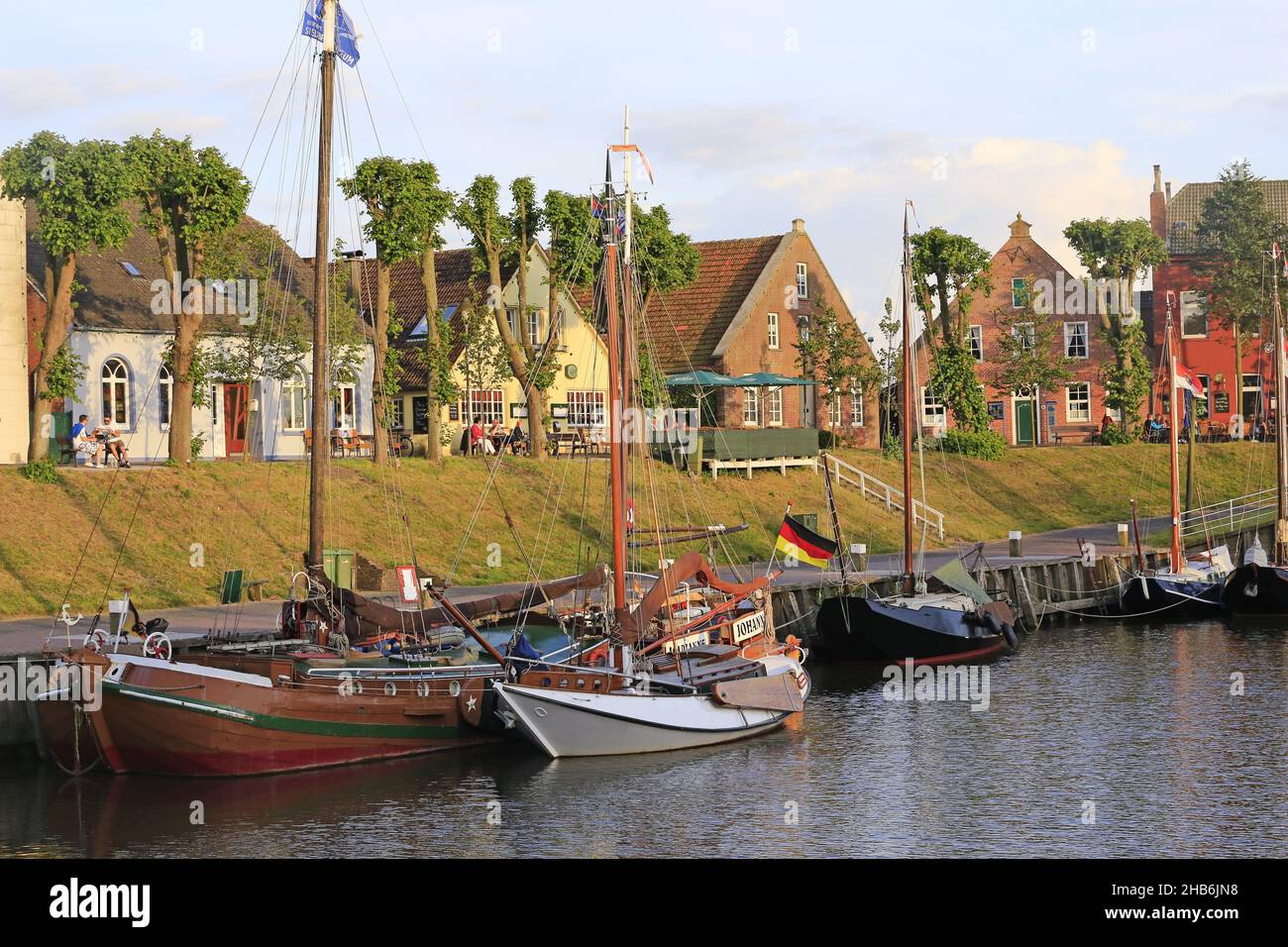 Harbour of Carolinensiel, harbour museum , Germany, Lower Saxony, East Frisia, Carolinensiel Stock Photo