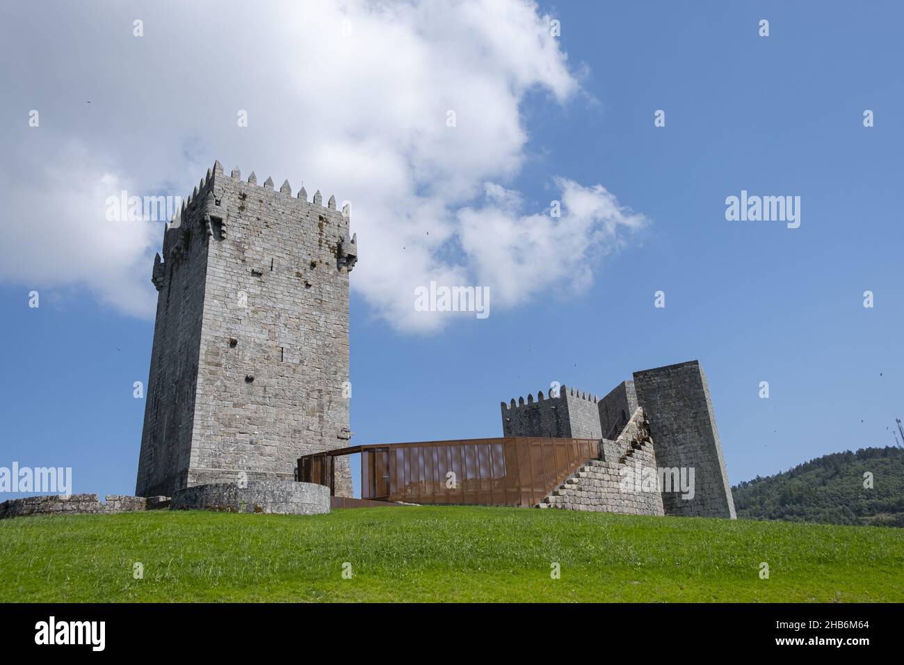 Historical Montalegre Castle in Portugal Stock Photo - Alamy