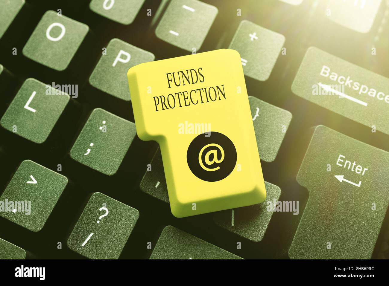 Conceptual display Funds Protection. Word for promises return portion ...