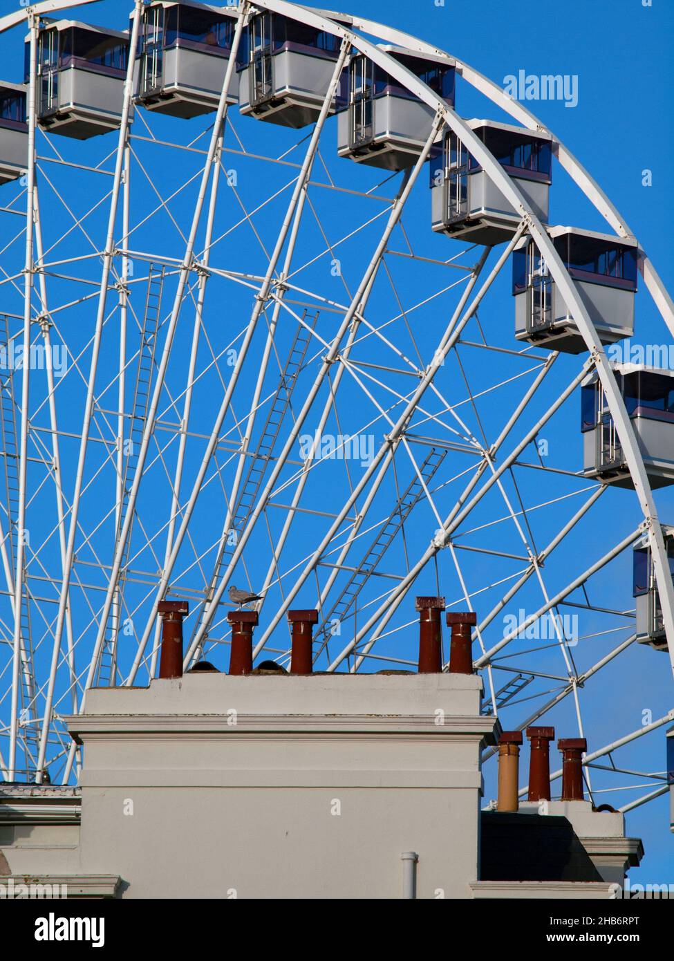 A Ferris wheel in Brighton, England Stock Photo
