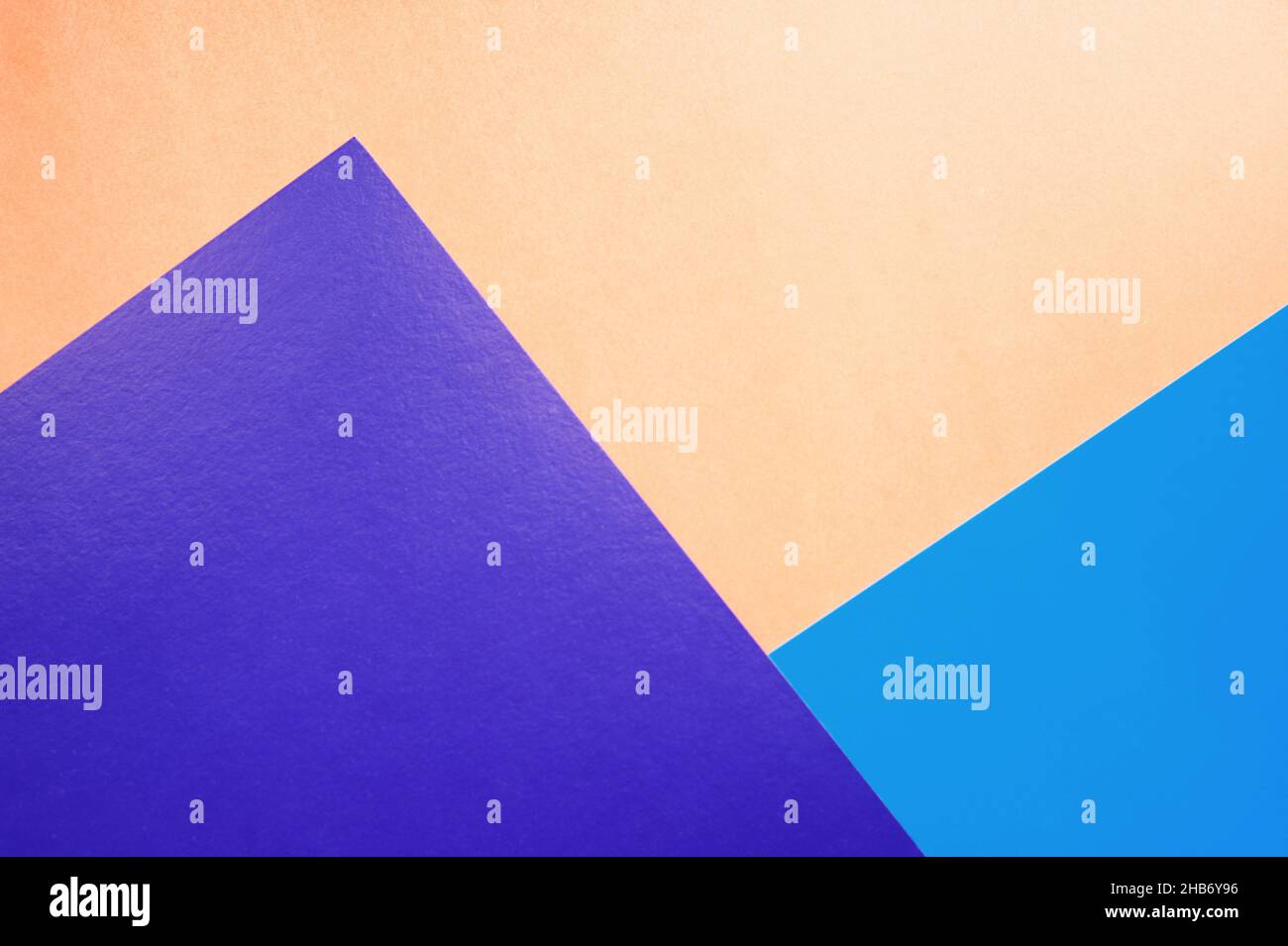 Multicolor paper background. Minimalism concept, flat lay, top view. Stock Photo