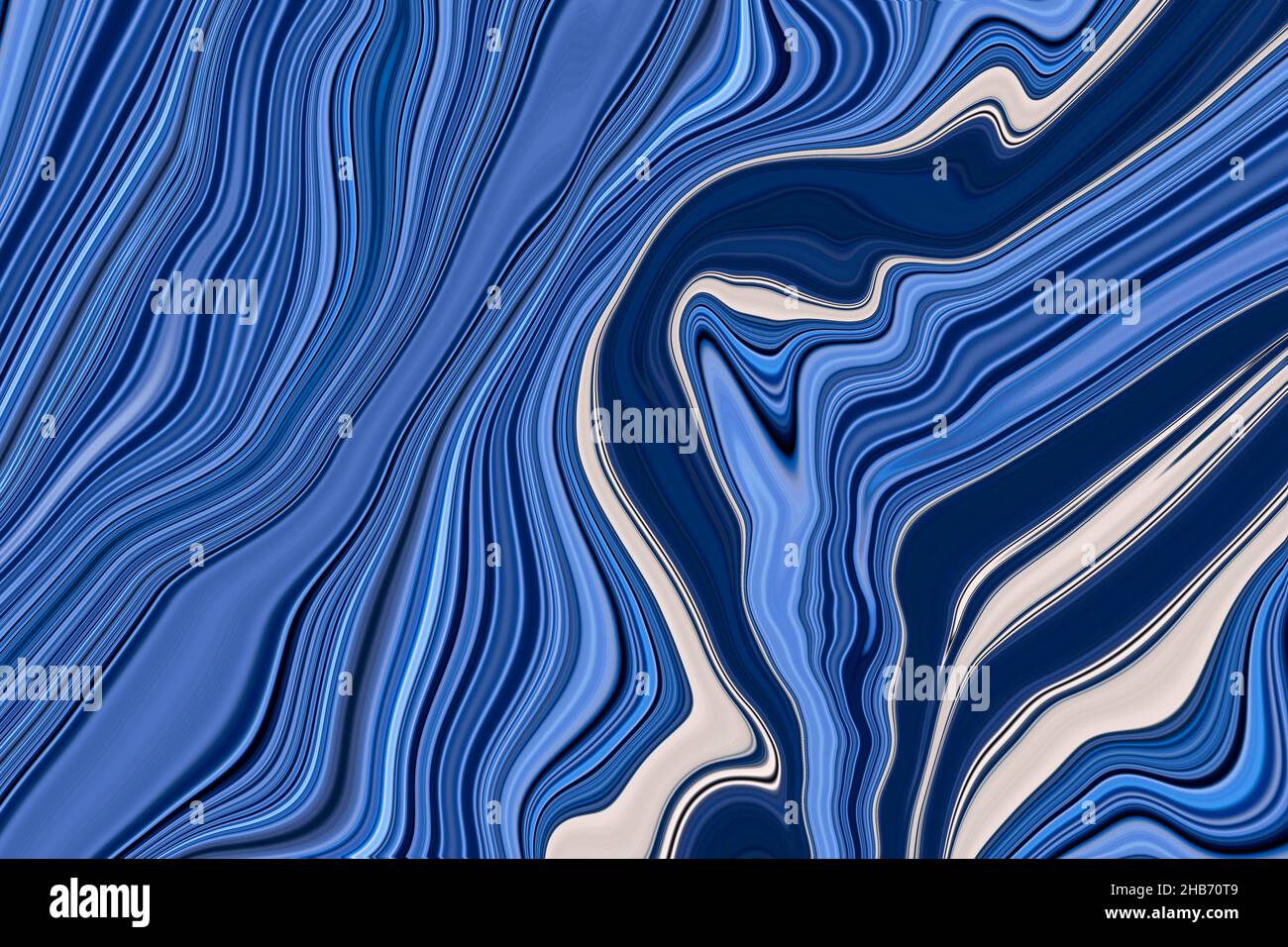 Fluid art. Marble ink colorful. Blue marble pattern texture abstract ...
