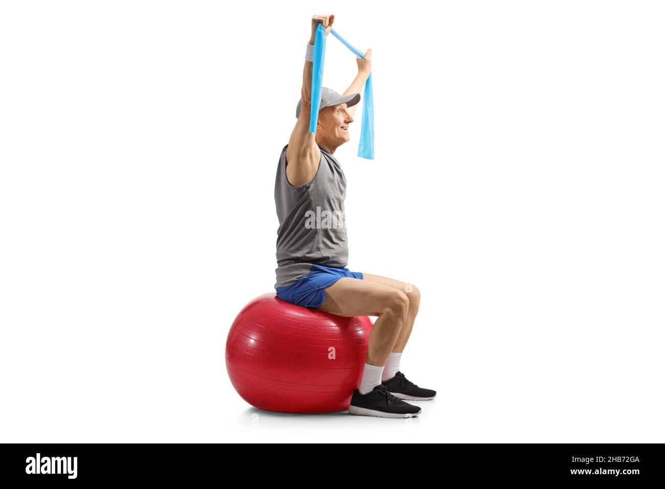 Swiss ball with elastic straps sale