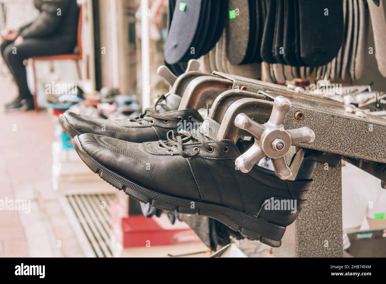 Shoe repair shop hi-res stock photography and images - Alamy