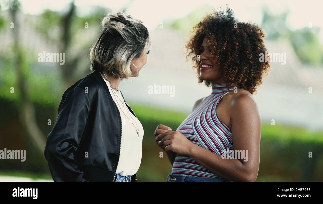 Two beautiful women diverse hi-res stock photography and images - Alamy