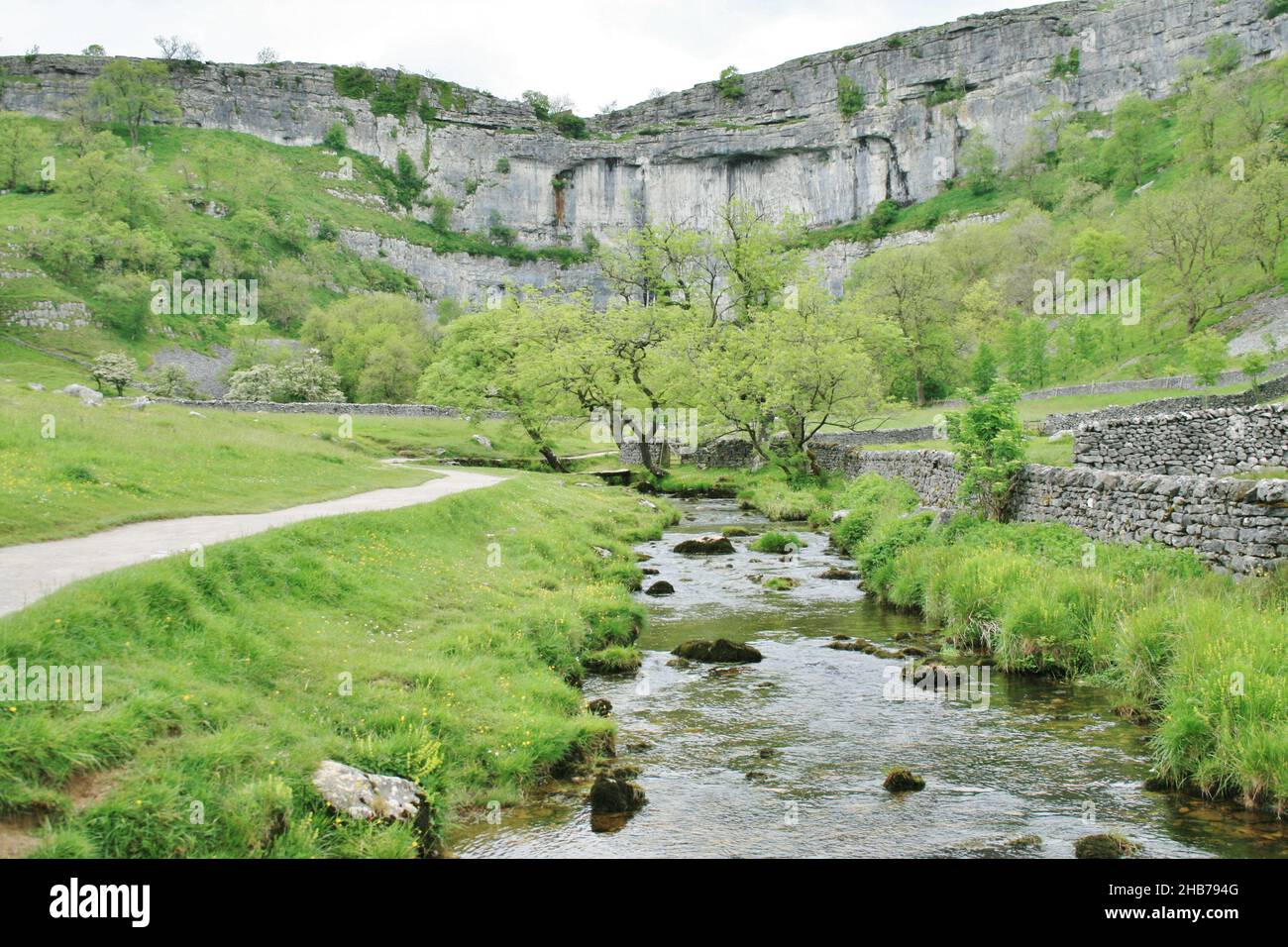 Malham Cove England Stock Photo Alamy