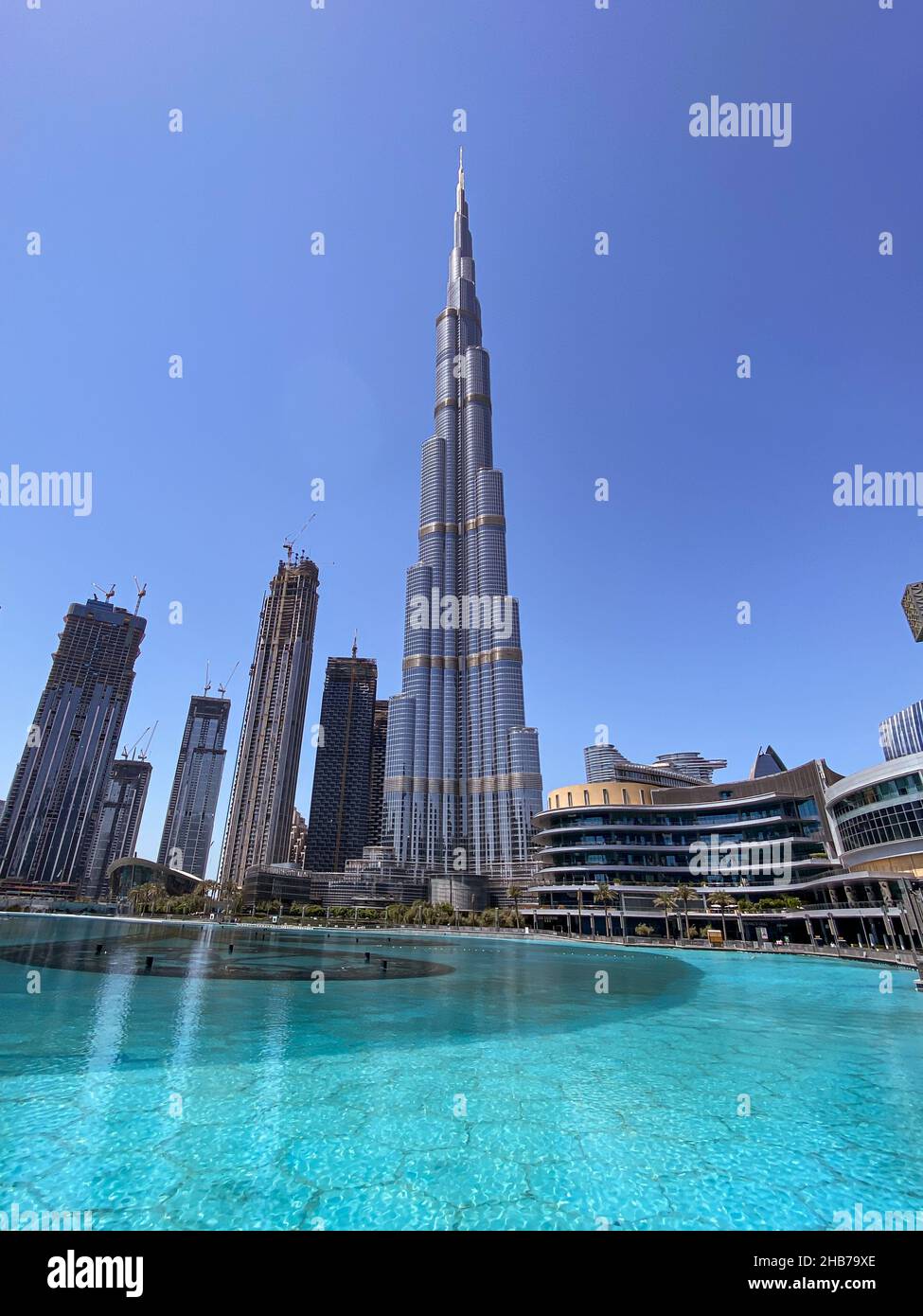 DUBAI, UNITED ARAB EMIRATES Sep 28, 2021 Burj Khalifa, tallest building in the world since