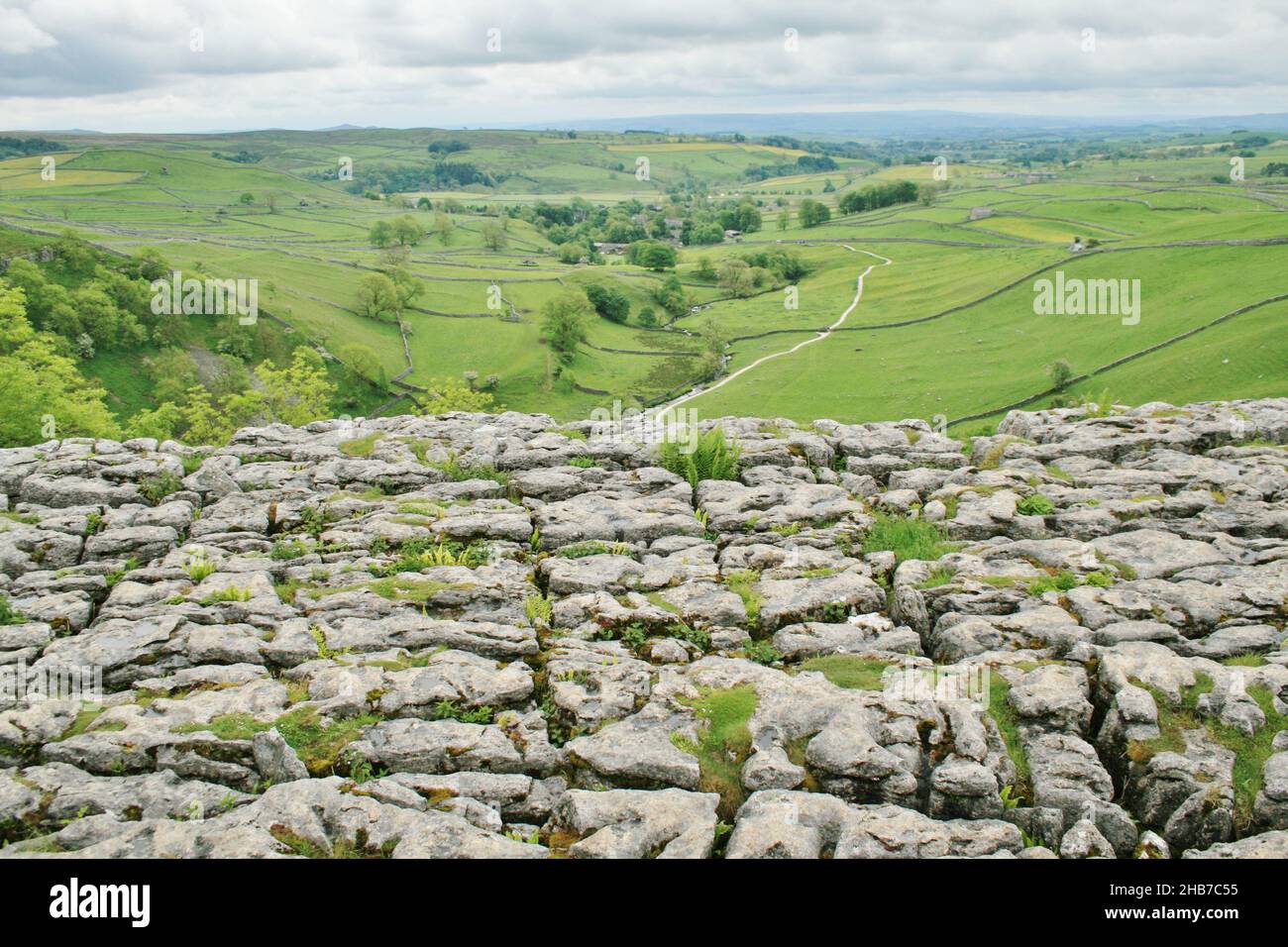 Malham Cove England Stock Photo Alamy