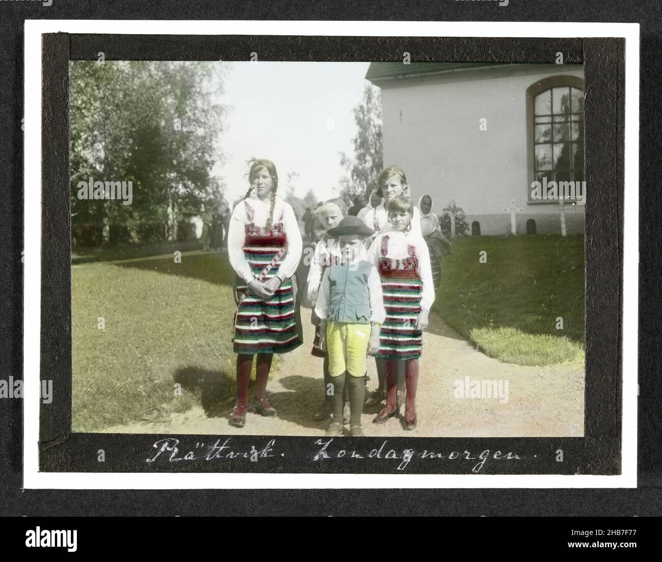 Glasdia, anonymous, Netherlands, c. 1907 - c. 1935, glass, slide, height 90 mm × width 120 mm Stock Photo