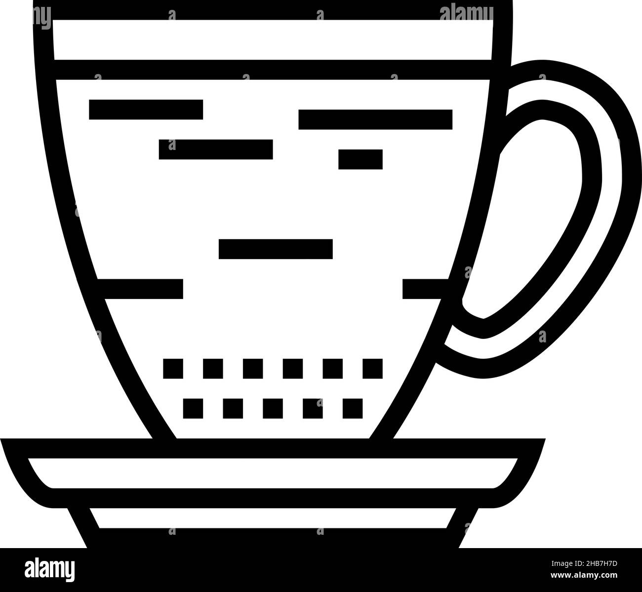 americano coffee line icon vector illustration Stock Vector Image & Art