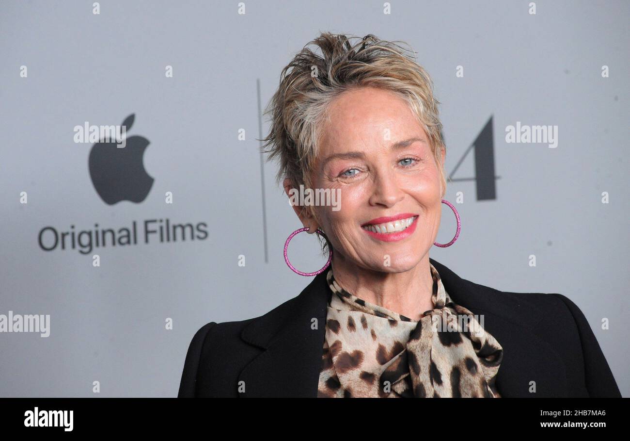 Los Angeles, USA. 16th Dec, 2021. Sharon Stone at arrivals for THE TRAGEDY OF MACBETH Premiere, Directors Guild of America DGA Theater Complex, Los Angeles, CA December 16, 2021. Credit: Elizabeth Goodenough/Everett Collection/Alamy Live News Stock Photo