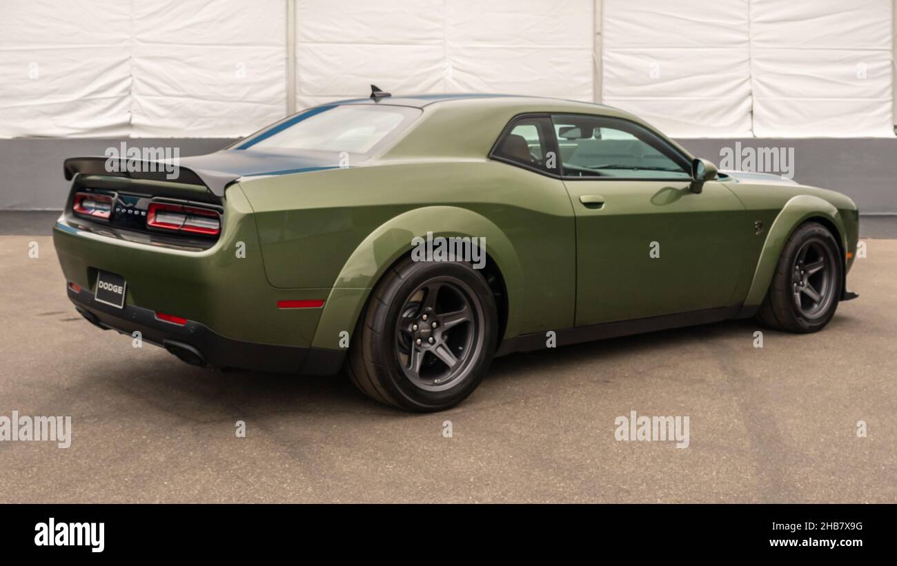 PONTIAC, MI/USA SEPTEMBER 22, 2021 A 2021 Dodge Challenger SRT