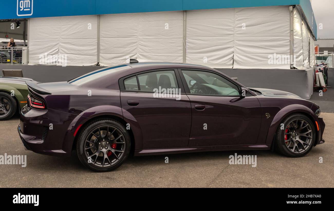 PONTIAC, MI/USA SEPTEMBER 22, 2021 A 2021 Dodge Charger SRT Hellcat