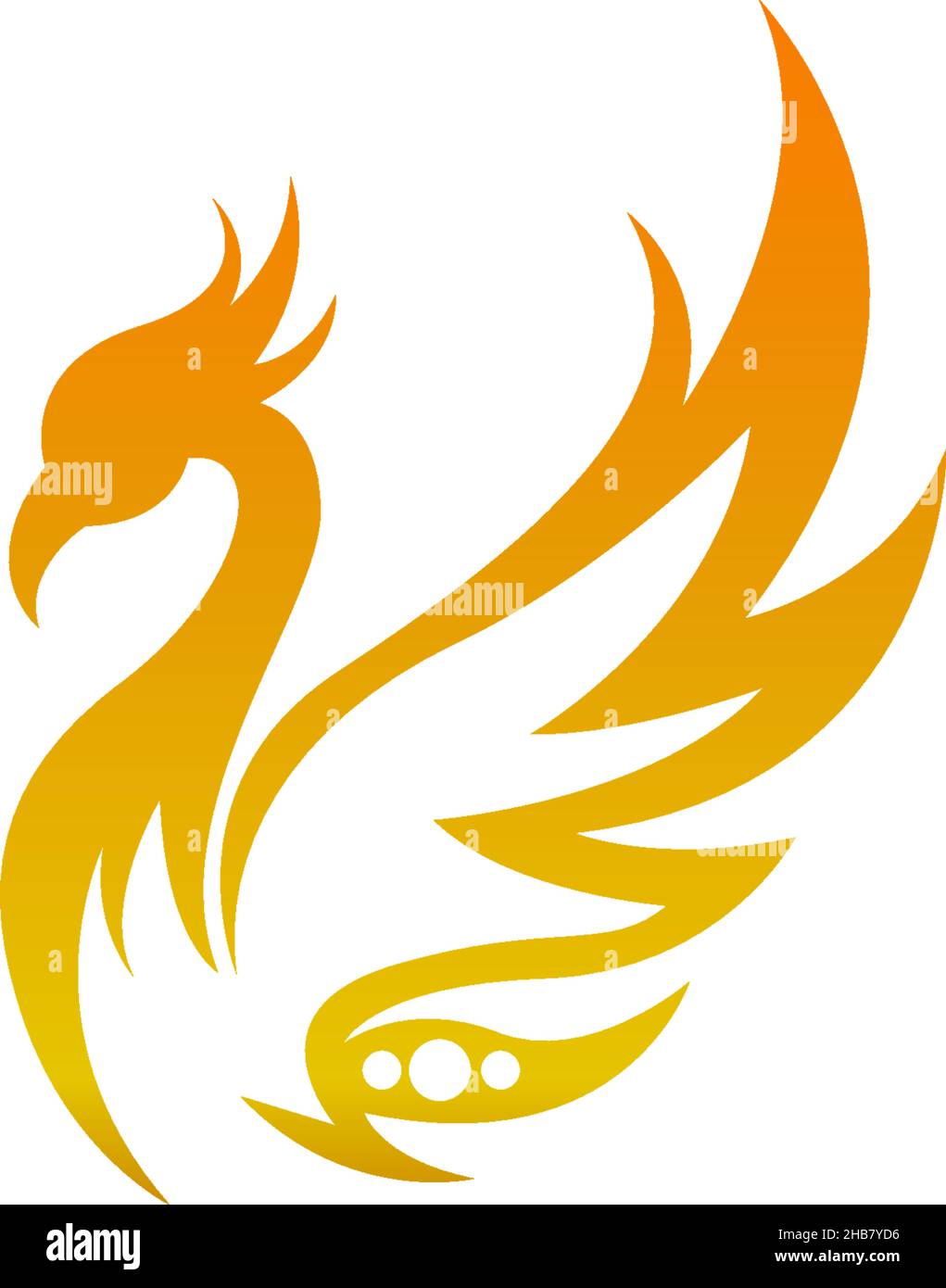 Phoenix logo icon design template vector illustration Stock Vector ...