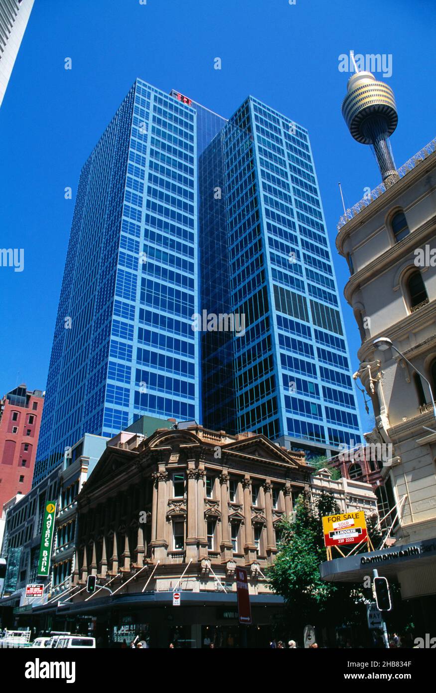 Australia. New South Wales. Sydney. Grahame's Corner on Pitt and King Streets. Stock Photo