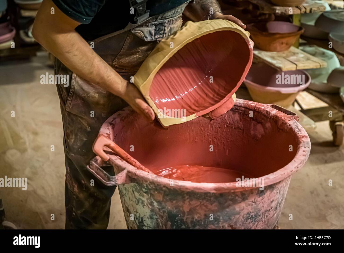 Poterie NOT in Mas-Saintes-Puelles, France Stock Photo