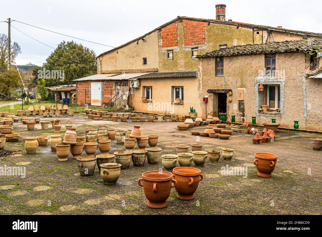 Poterie NOT in Mas-Saintes-Puelles, France Stock Photo