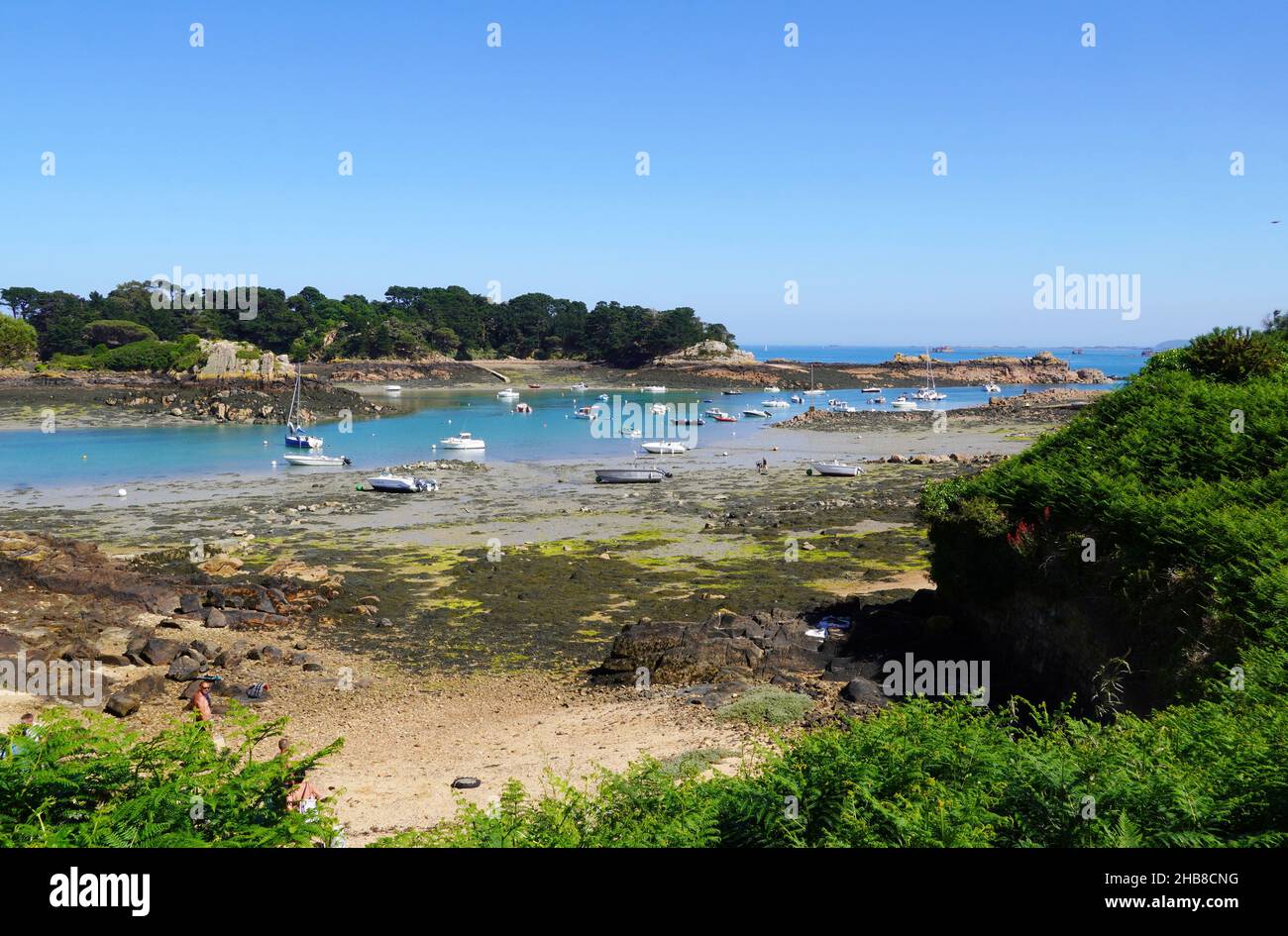 Ile-de-Brehat (Brehat Island) off the coasts of Brittany (north-western ...