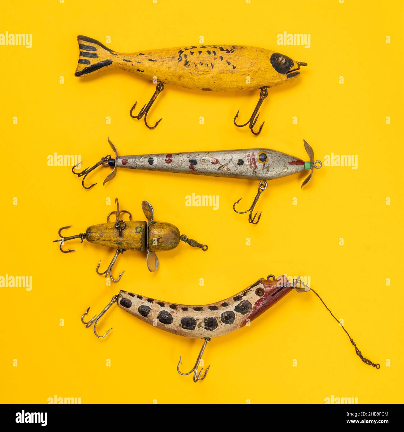 Collection of fishing lures hi-res stock photography and images - Alamy