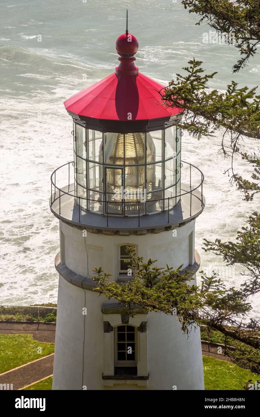 Heceta Head Lighthouse (State Park), Oregon USA Stock Photo