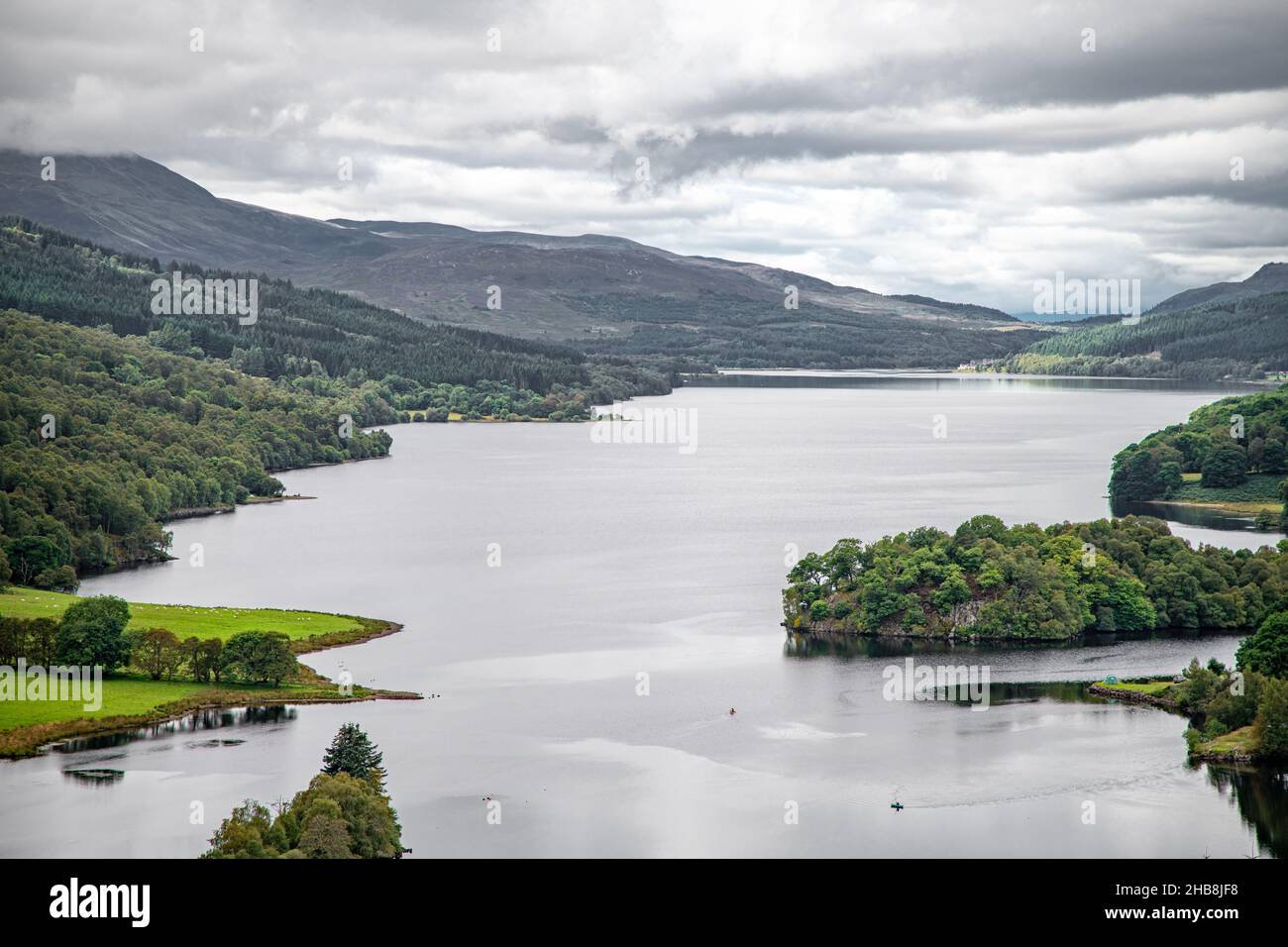 Queens View and Loch Tummel in Scotland, UK Stock Photo - Alamy