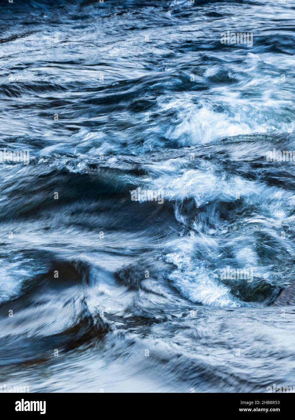 Strong river current Stock Photo