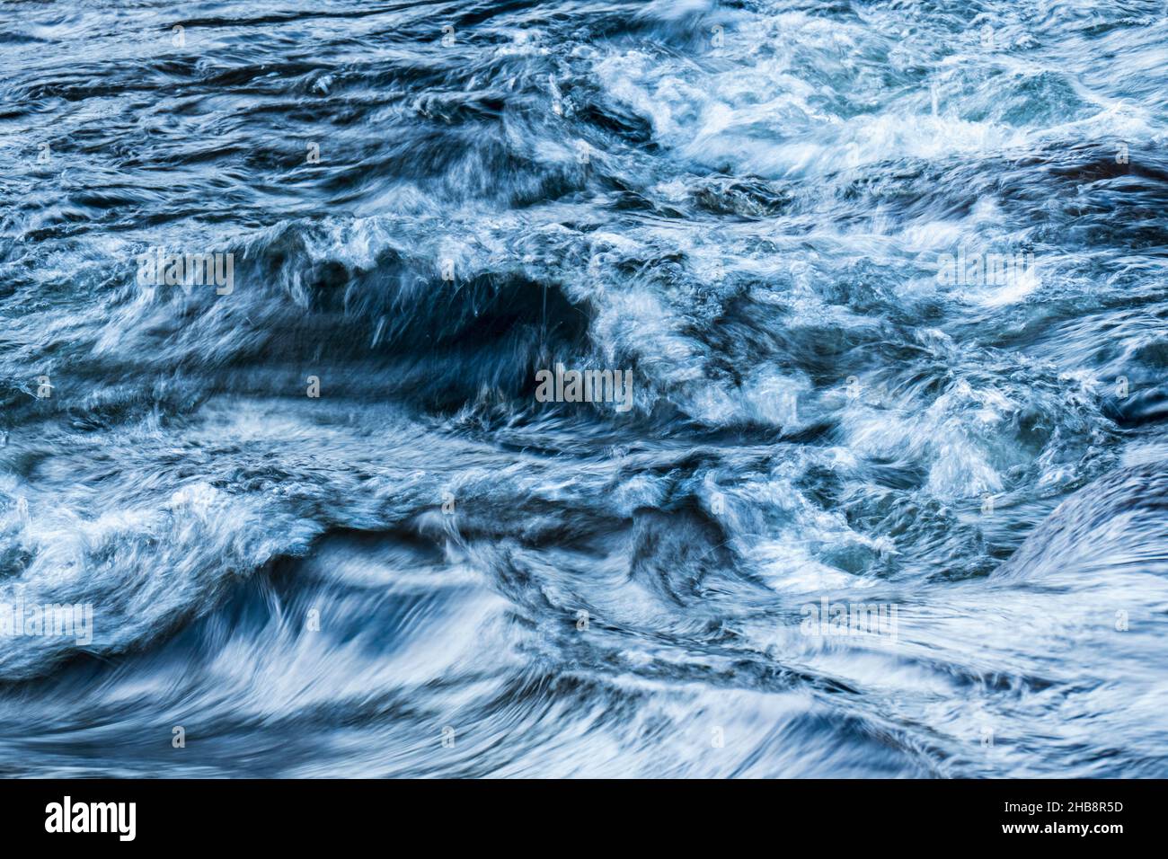 Strong river current Stock Photo