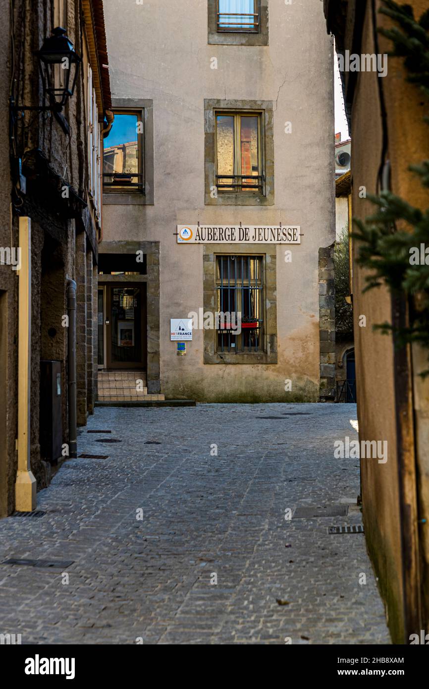 Youth Hostel of Carcassonne, France Stock Photo