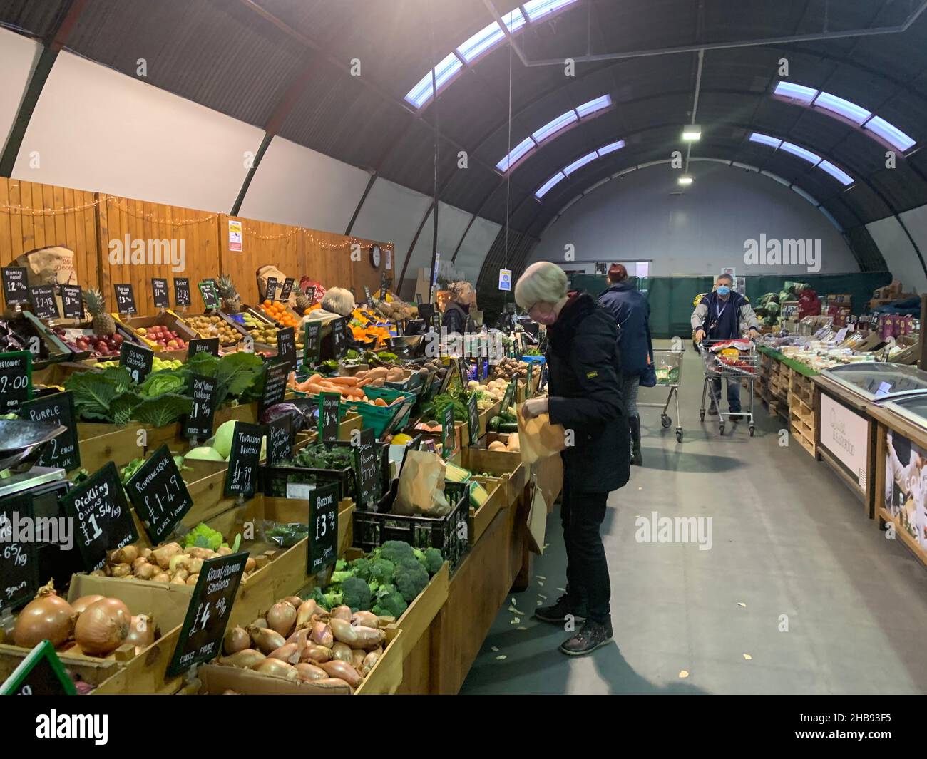 Whites Vegetable shop Earls Barton Northampton UK Stock Photo Alamy
