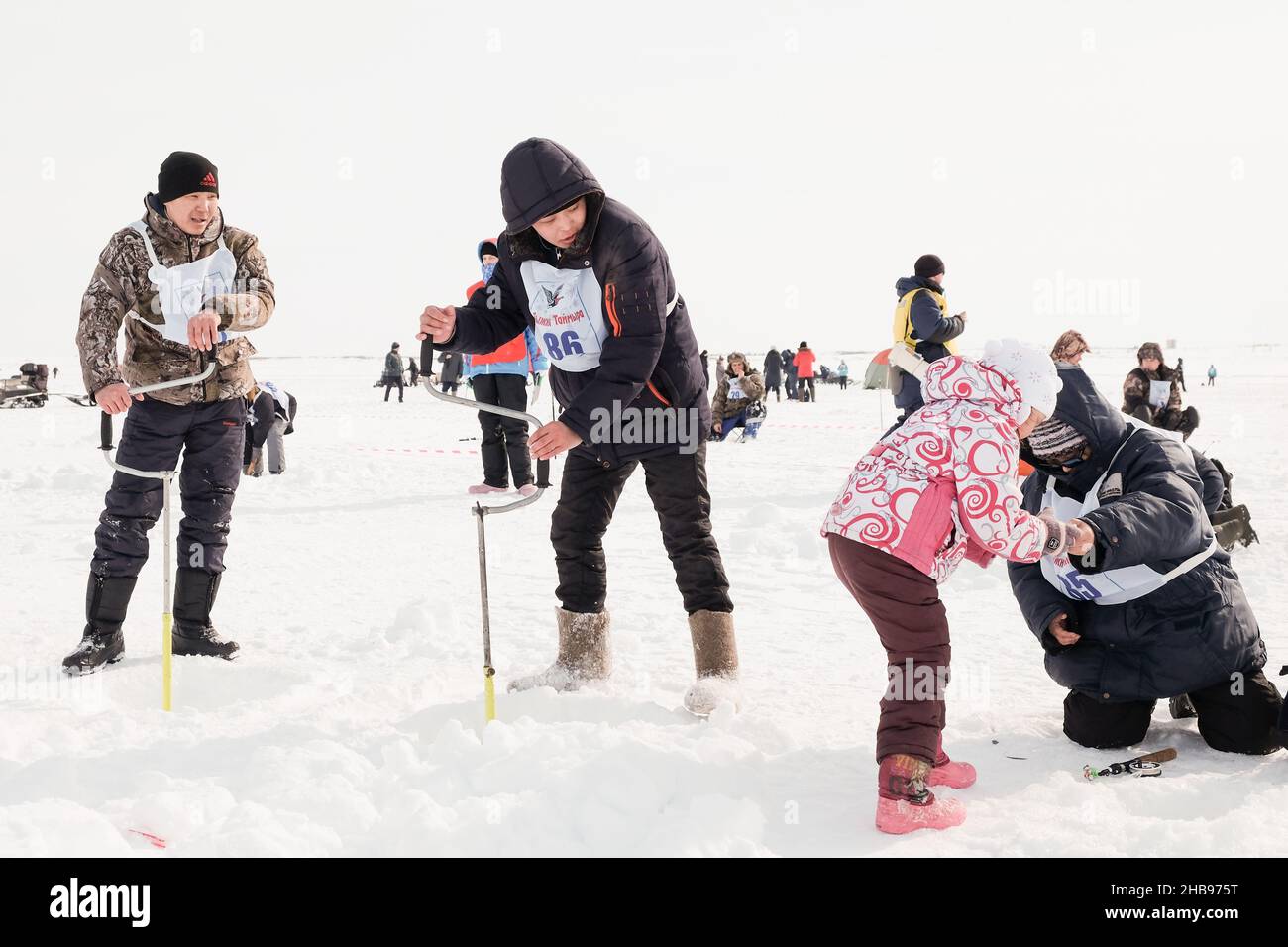 Dudinka russia ice tsunami