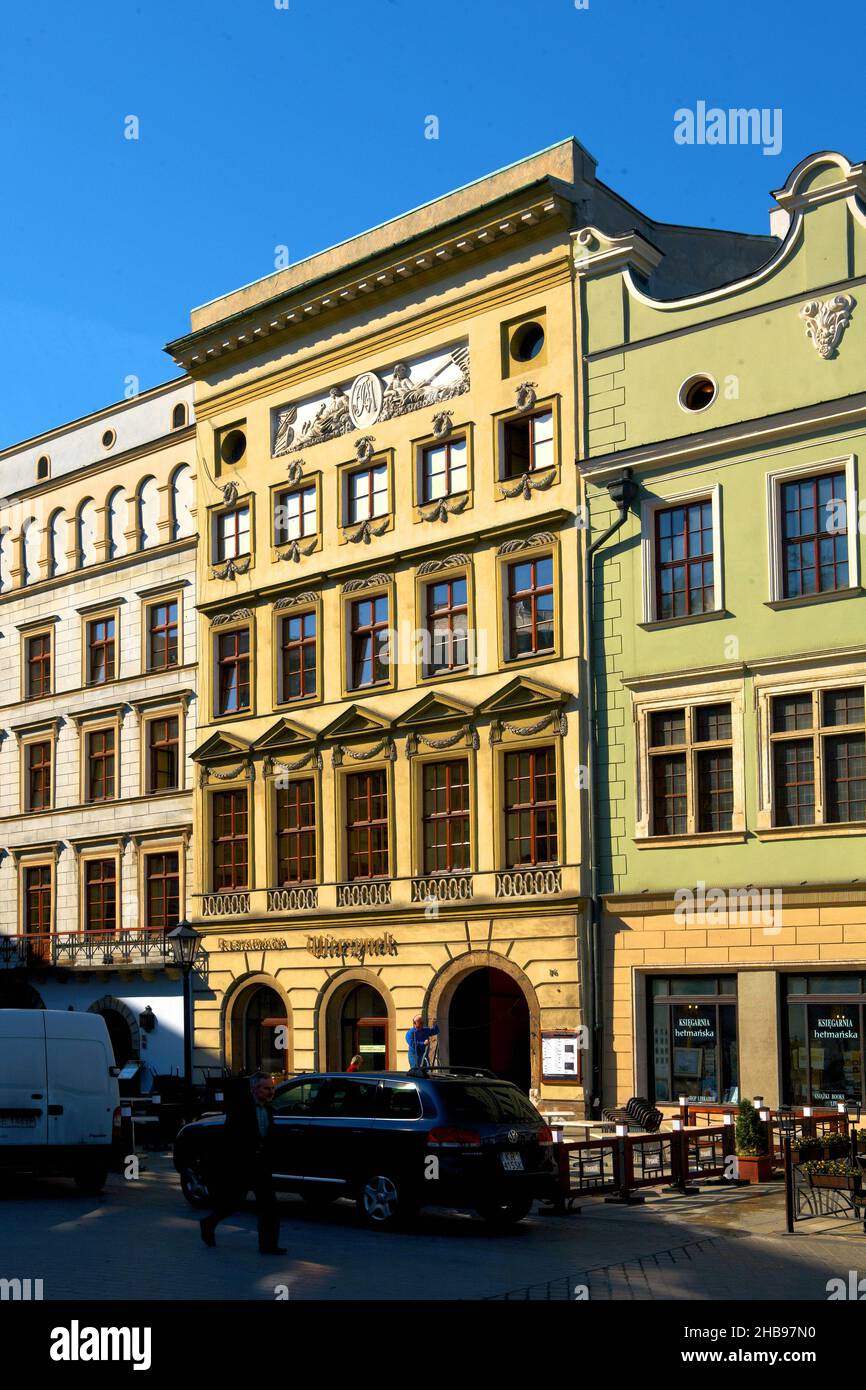 Poland, Cracow, Wierzynek restaurant. Stock Photo