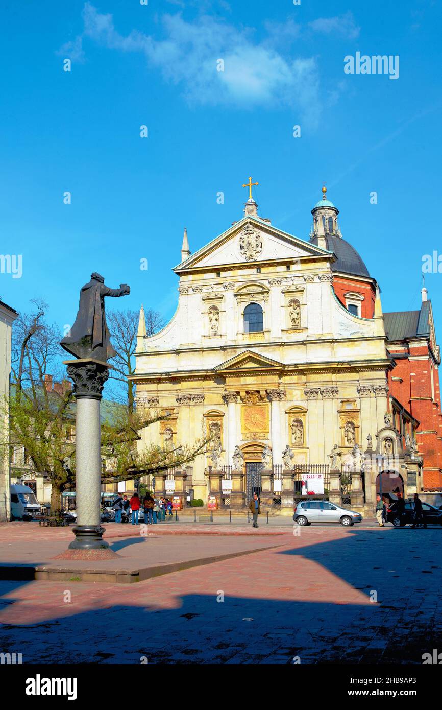 Poland, Cracow, st. Peter and Paul church. Stock Photo