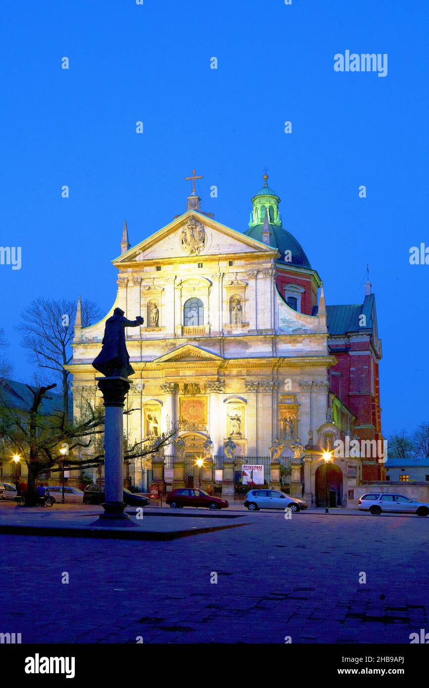 Poland, Cracow, st. Peter and Paul church. Stock Photo