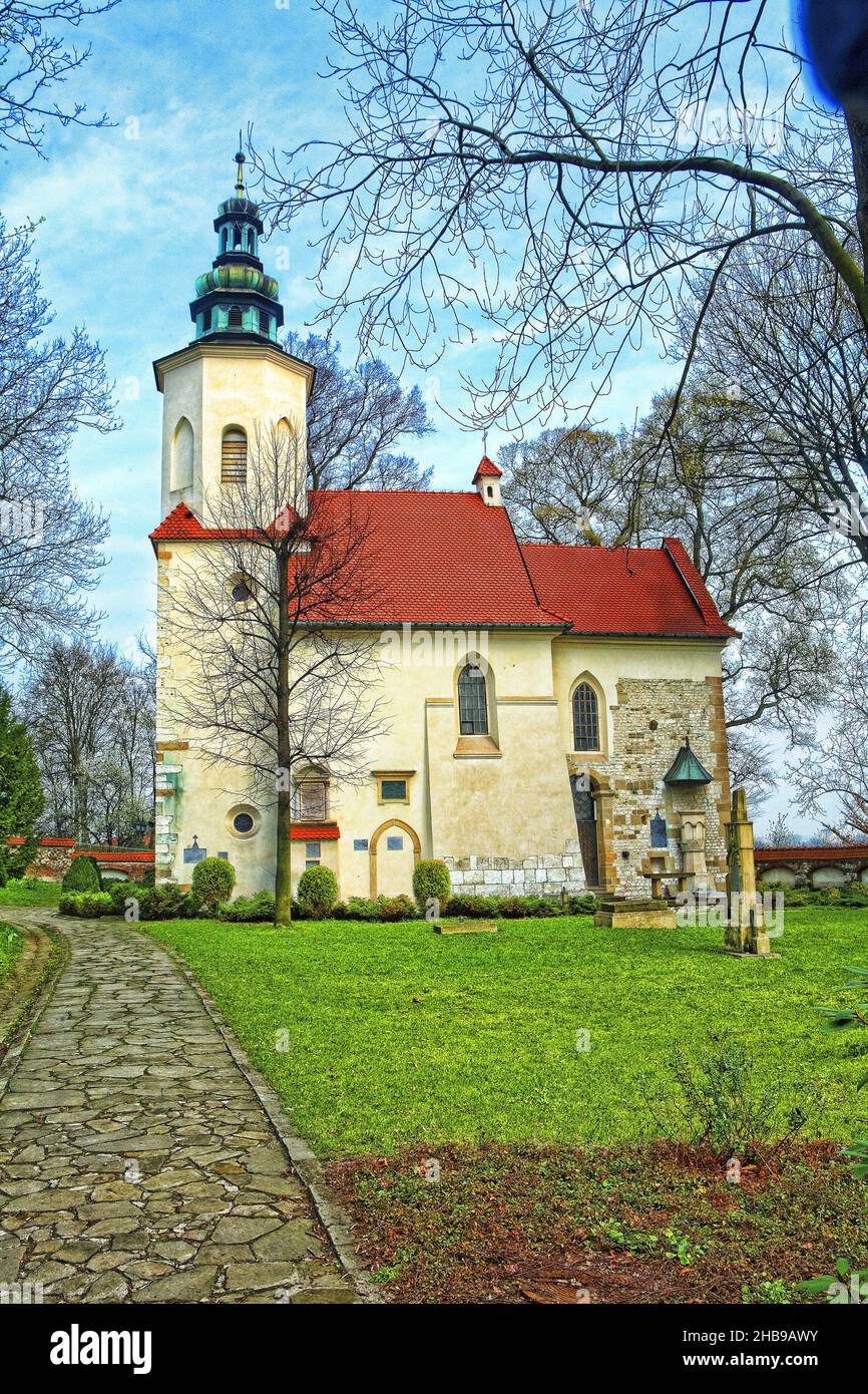 Poland, Cracow, Zwierzyniec, Reforamtes church. Stock Photo