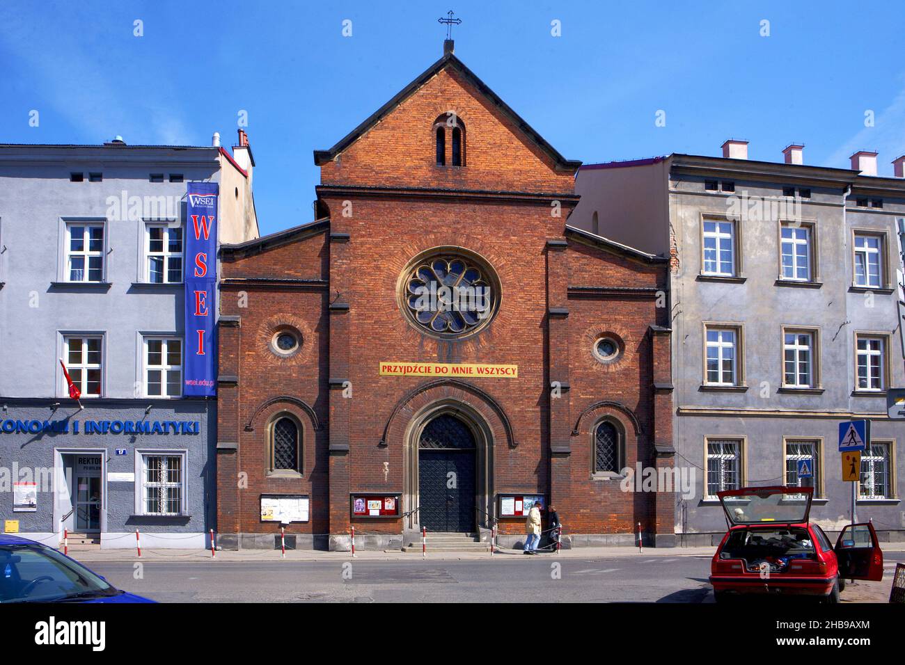 Poland, Cracow, st Vincenty e Paolo church. Stock Photo