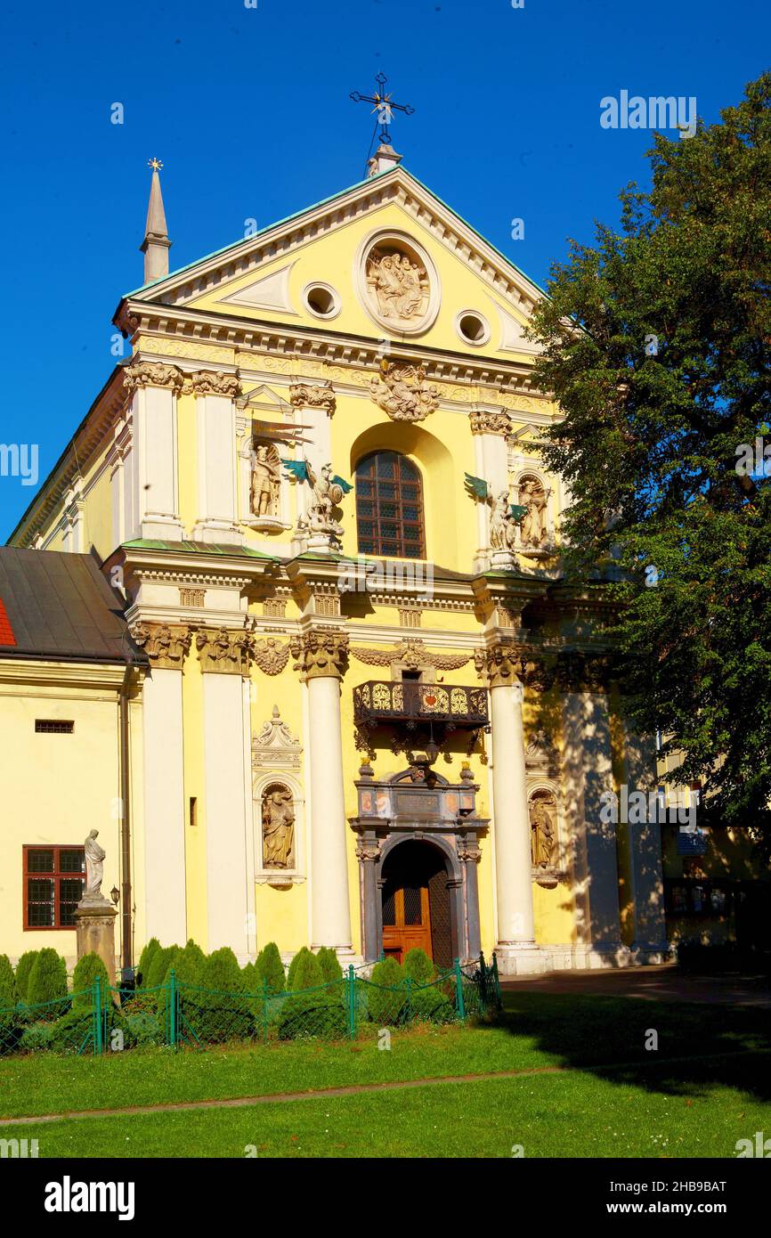 Poland, Cracow, Visiters church. Stock Photo