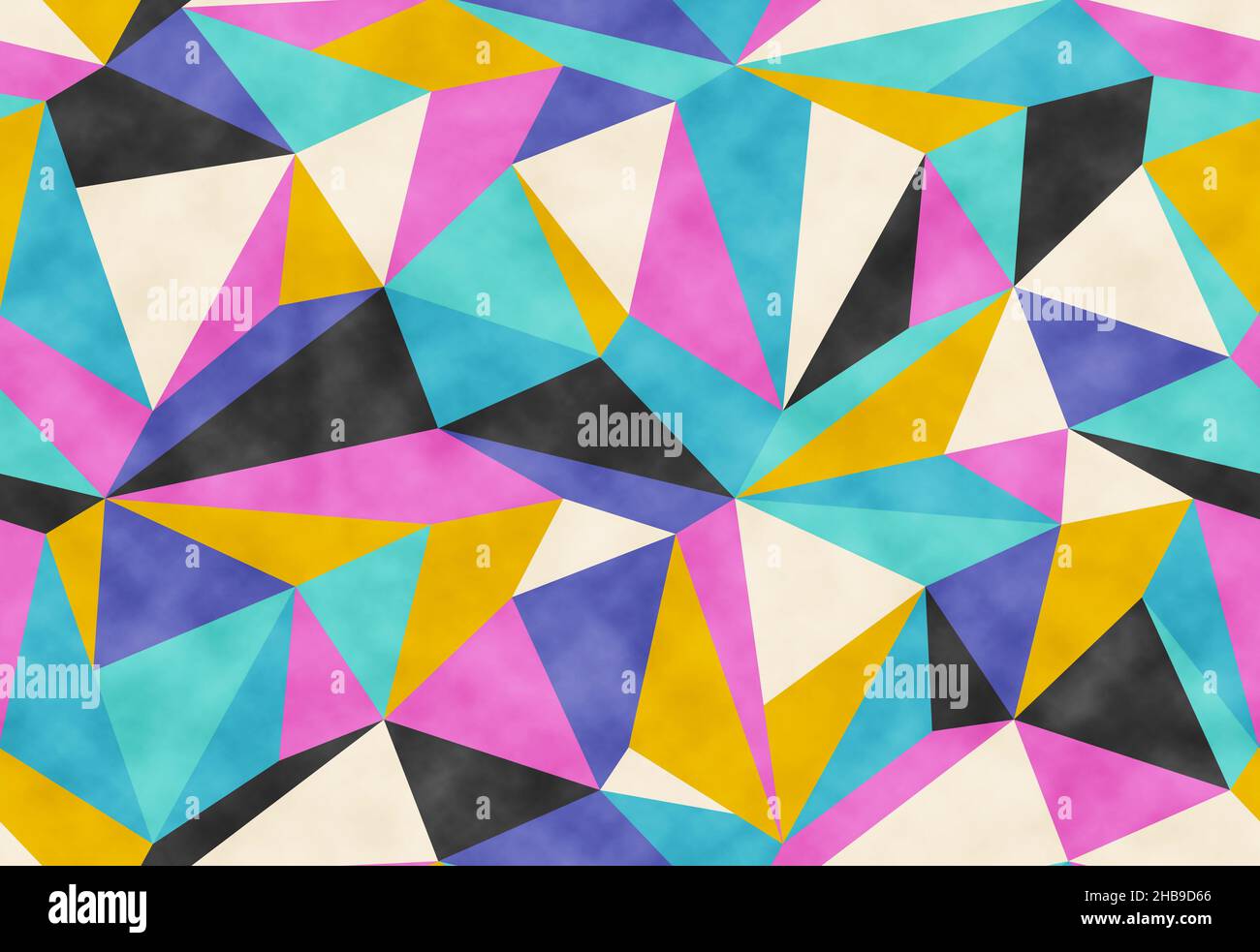Seamless geometric polygon pattern. Modern pattern with colorful polygons. Polygons texture. Modern background. Stock Photo