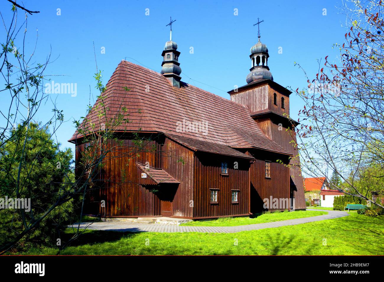 Poland, Cracow, Mogila, st. Bartholomew church. Stock Photo