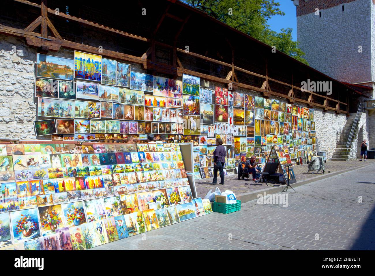 Poland, Cracow, walls. Stock Photo