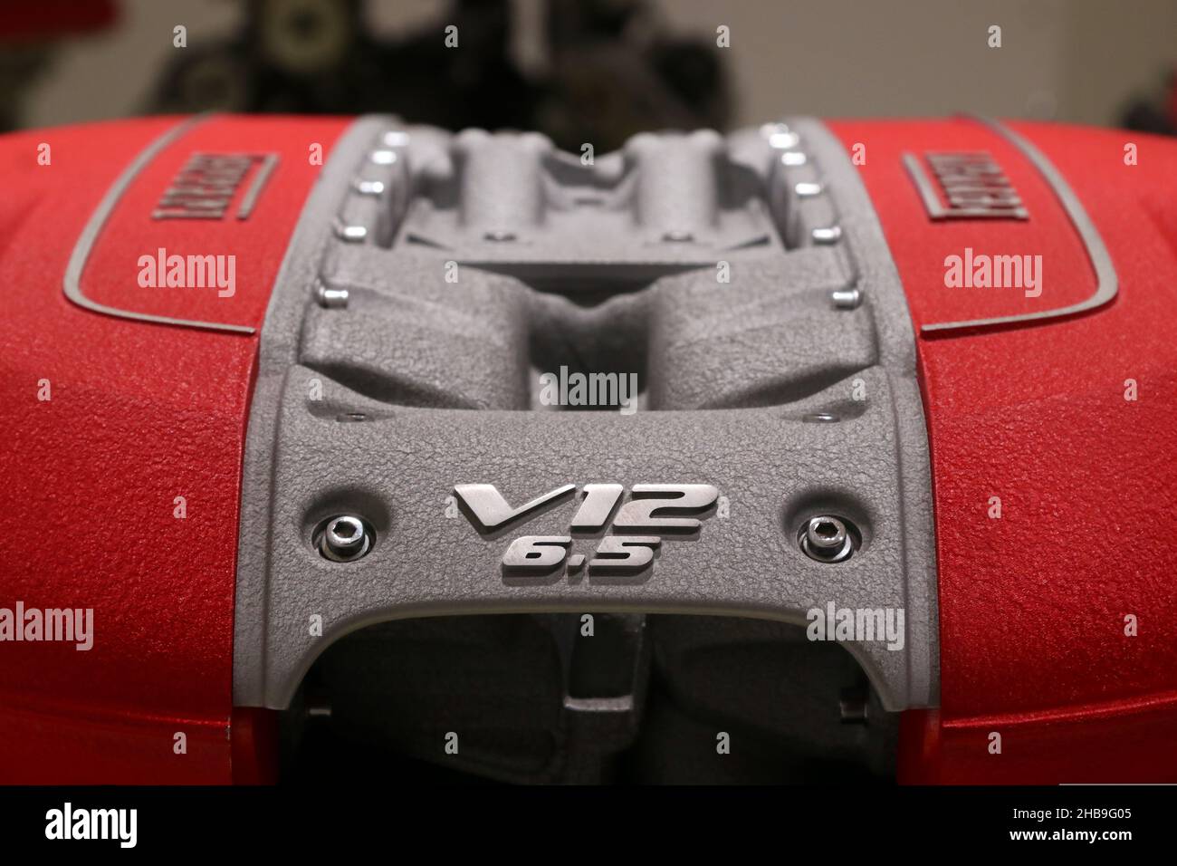 Modena, Italy, December 2021, MEF Ferrari Museum Casa Enzo Ferrari ...