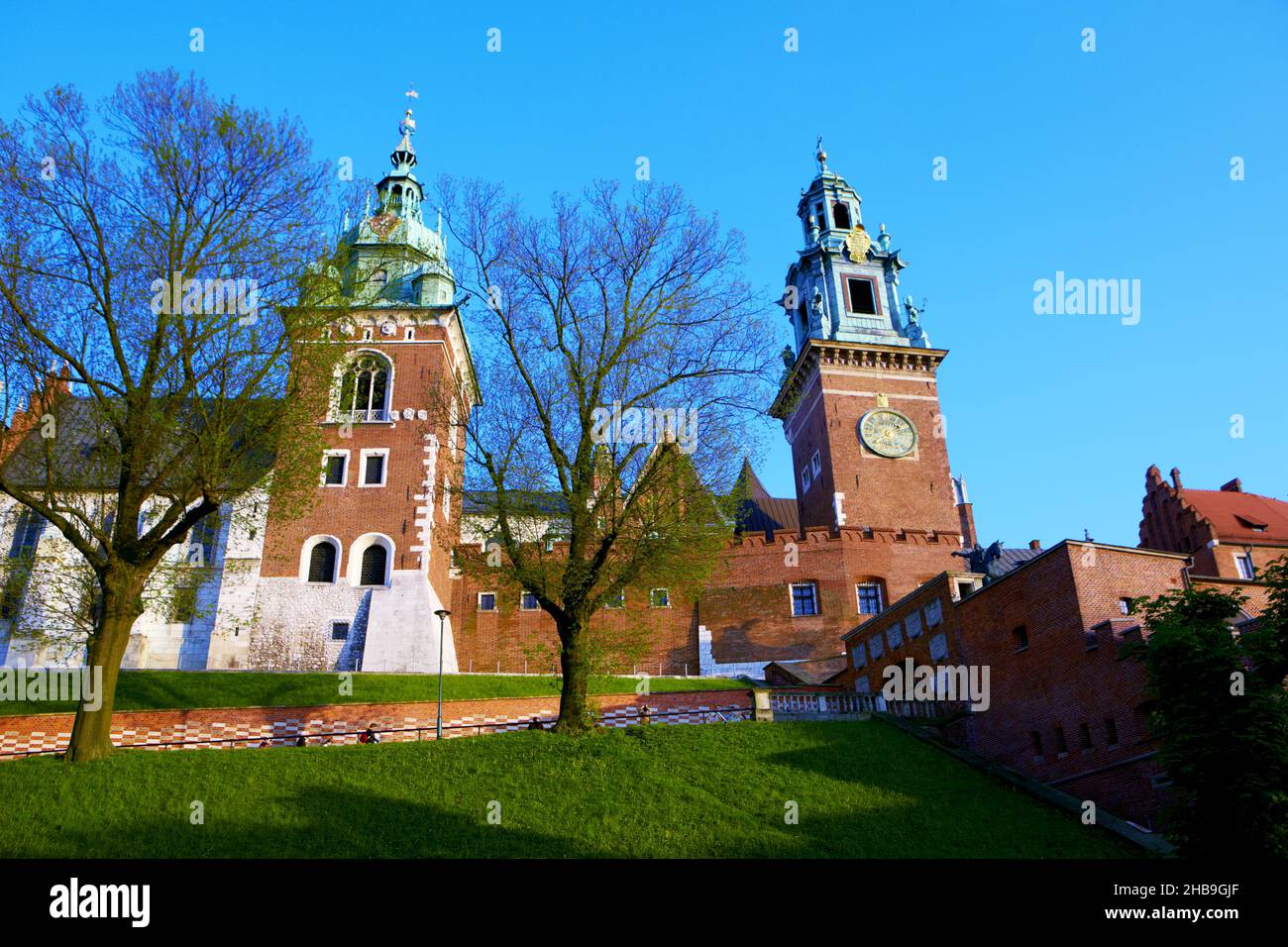 Poland, Cracow, Wawel castle, Cathedral. Stock Photo