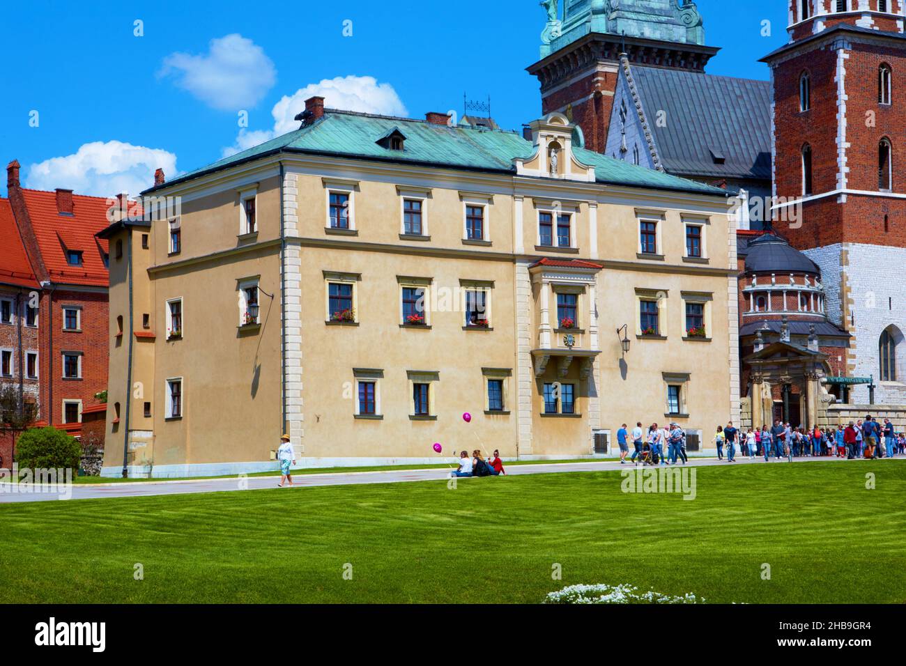 Poland, Cracow, Wawel castle, presbitery. Stock Photo