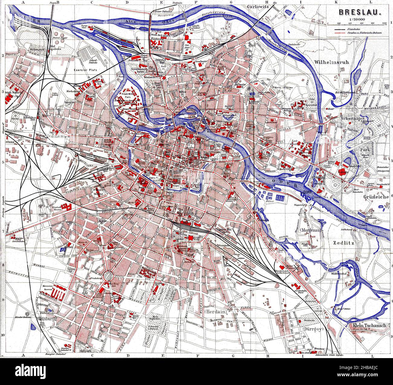 Breslau map hi-res stock photography and images - Alamy