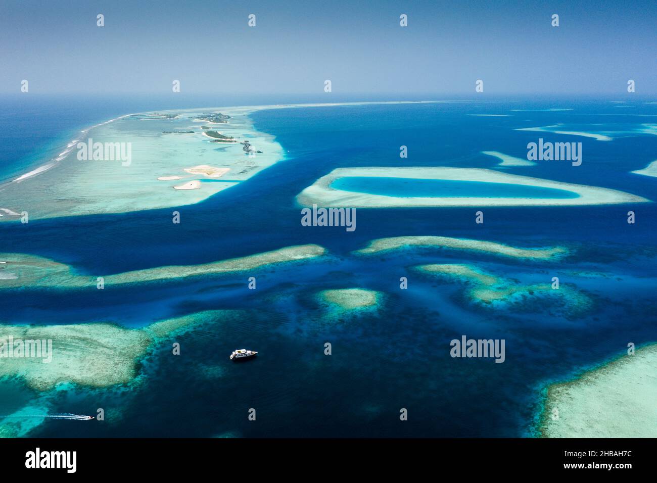 Impressions of South Male Atoll, Indian Ocean, Maldives Stock Photo