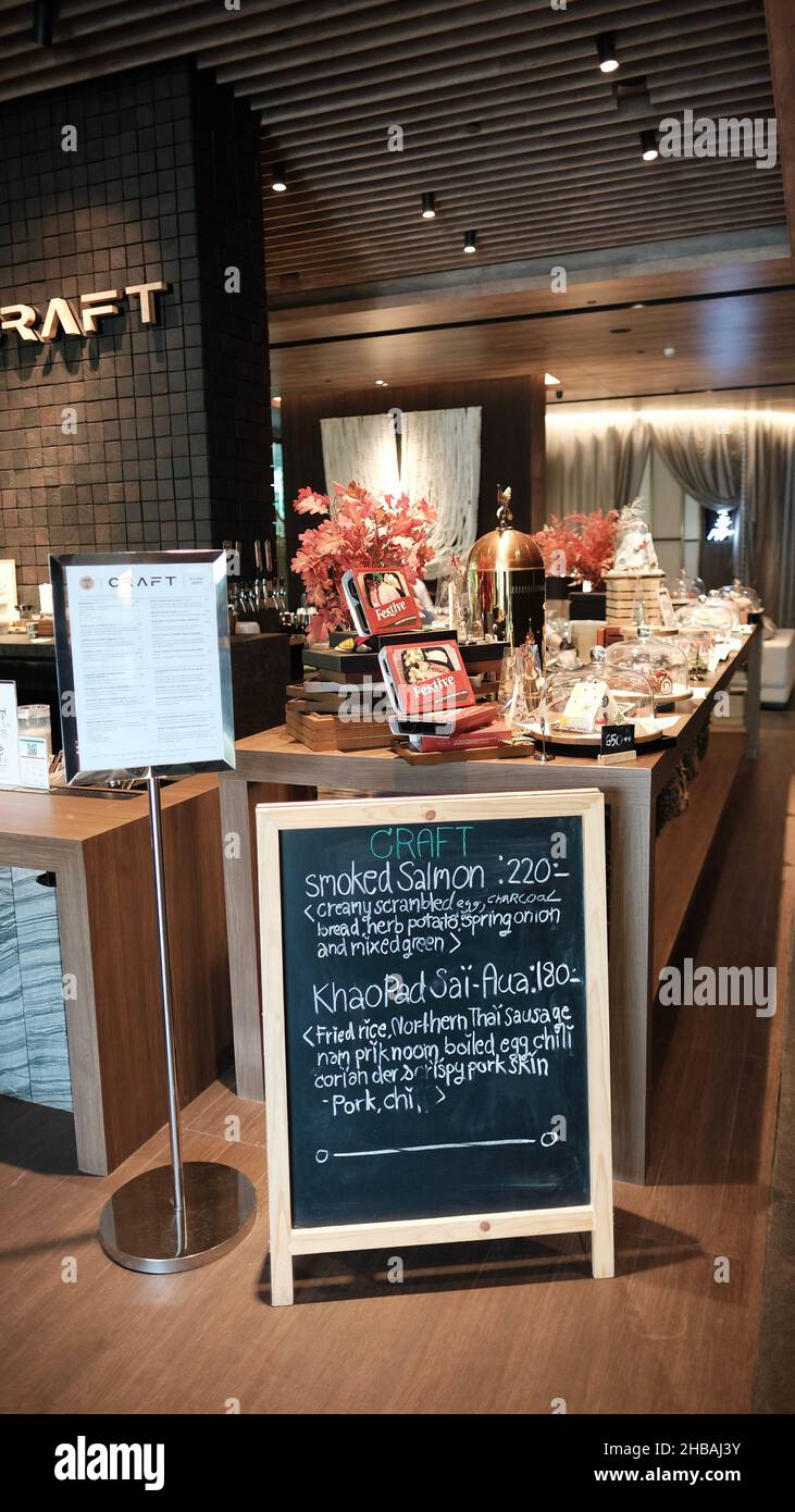 Sindhorn Kempinski Hotel Craft Bakery Coffee Shop Bangkok Thailand Stock  Photo - Alamy
