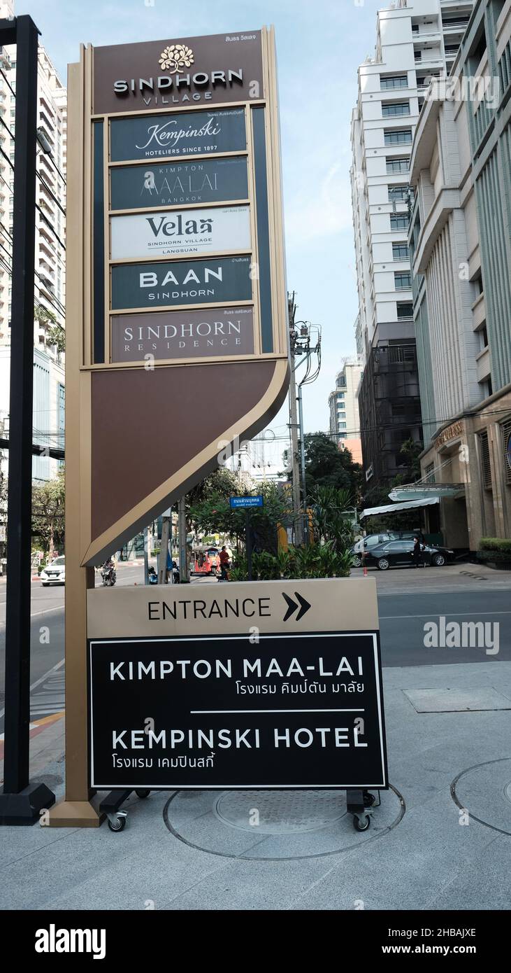 Affluent Neighborhood Lang Suan aka Soi Langsuan Road Chidlom Bangkok