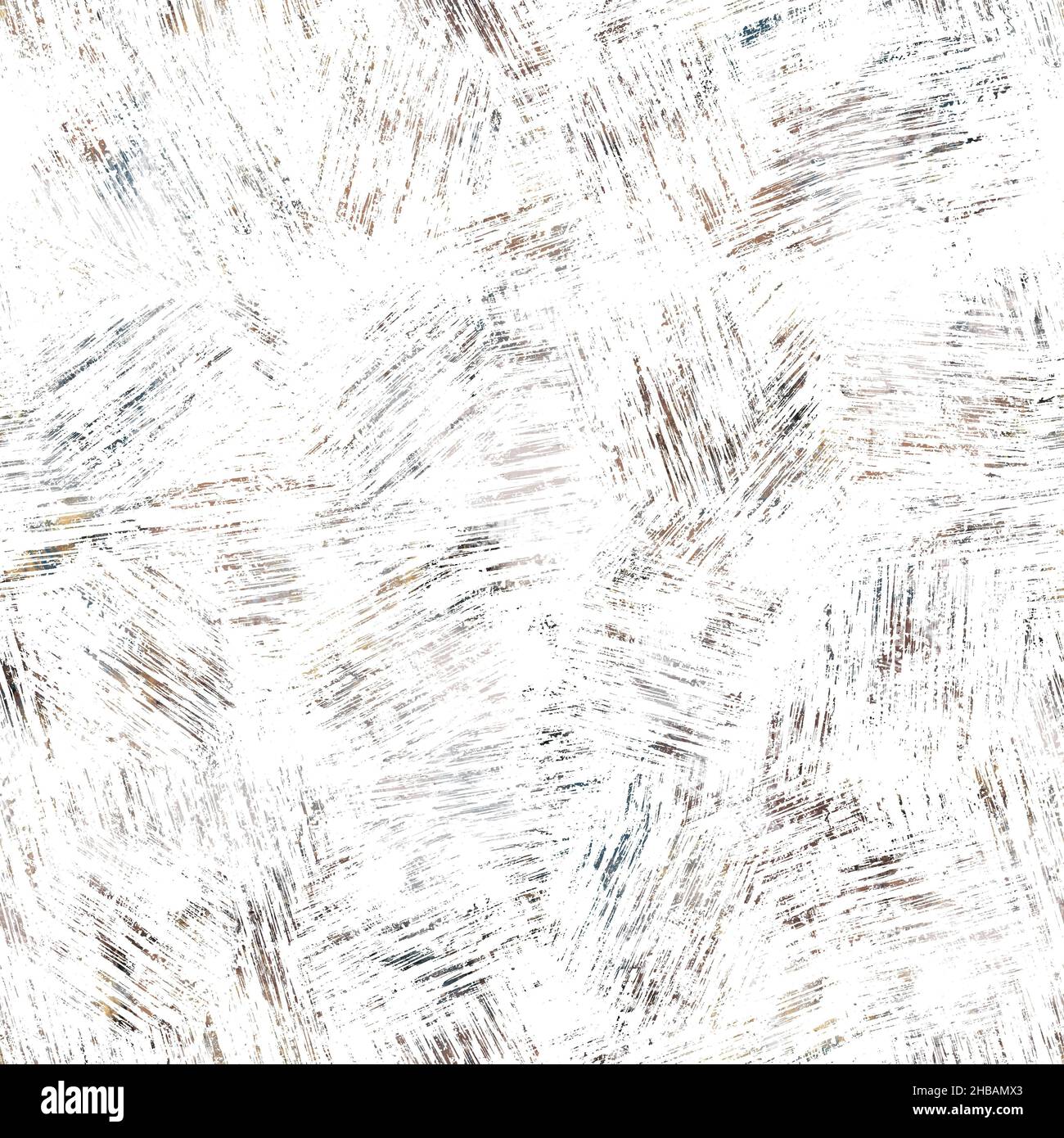 Seamless neutral and white grungy classic abstract surface pattern